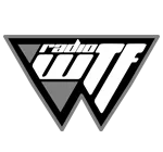 radio wtf black and white logo
