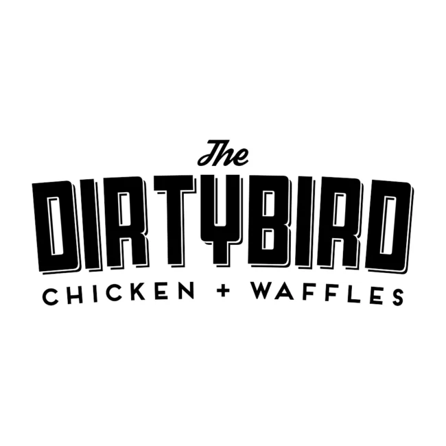 the DIRTYBIRD chicken and waffles
