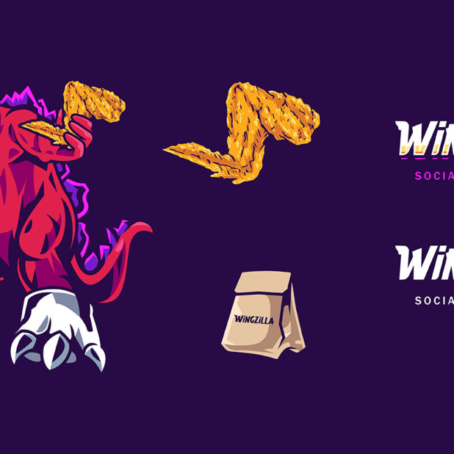 King of the wings Wingzilla design